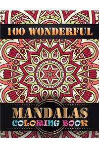100 Wonderful Mandalas Coloring Book