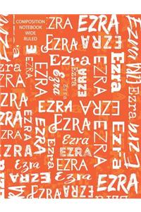 Ezra Composition Notebook Wide Ruled