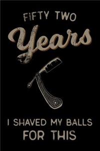 fifty two Years I Shaved My Balls For This