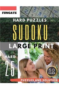 Sudoku Hard Puzzles Large Print