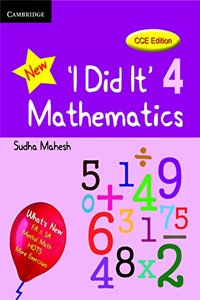 I Did It Mathematics Students Book, Level 4 , Cce Edition