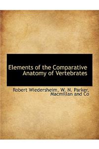 Elements of the Comparative Anatomy of Vertebrates