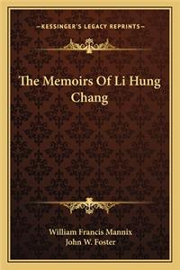 The Memoirs Of Li Hung Chang
