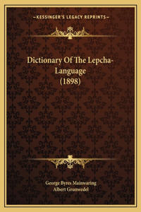 Dictionary Of The Lepcha-Language (1898)