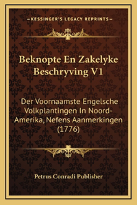 Beknopte En Zakelyke Beschryving V1