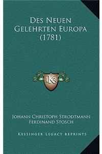 Des Neuen Gelehrten Europa (1781)
