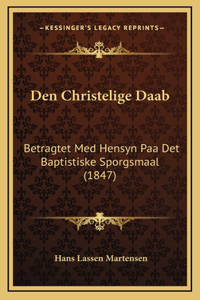 Den Christelige Daab