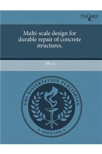 Multi-Scale Design for Durable Repair of Concrete Structures