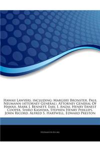 Articles on Hawaii Lawyers, Including