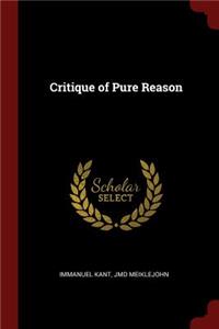 Critique of Pure Reason