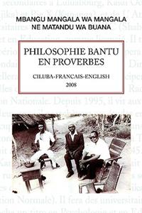 Philosophie Bantu En Proverbes