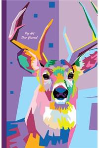 Pop Art Deer Journal