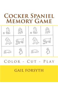 Cocker Spaniel Memory Game