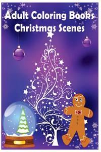 Adult Coloring Books Christmas Scenes