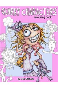 Quirky Characters Coloring Book