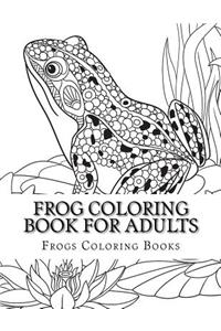 Frog Coloring Book for Adults