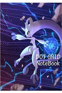 Dot Grid Notebook: Mewtwo