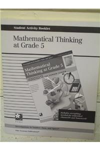 Investigations Gr 5 Student Activity Booklet: Mathematical Thinking at Grade 5