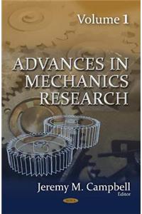 Advances in Mechanics Research