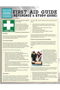 First Aid Guide (Reference & Study Guide) (Speedy Study Guide)