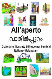 Italiano-Malayalam All'aperto Dizionario illustrato bilingue per bambini