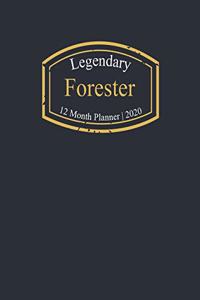 Legendary Forester, 12 Month Planner 2020