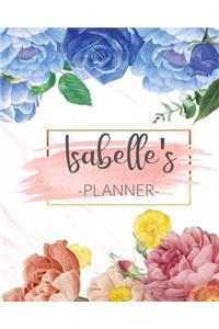 Isabelle's Planner: Monthly Planner 3 Years January - December 2020-2022 - Monthly View - Calendar Views Floral Cover - Sunday start