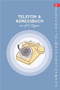 Telefon & Adressbuch mit A-Z Register