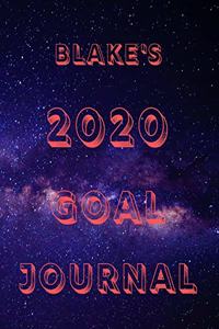 Blake's 2020 Goal Book