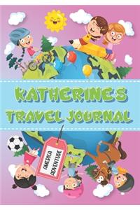 Katherine's Travel Journal: Personalised Awesome Activities Book for USA Adventures