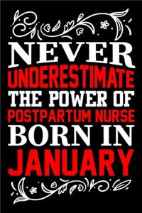 Never Underestimate The Power Of Postpartum Nurse Born In January
