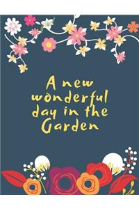 A new wonderful day in the garden,