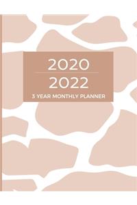2020-2022 3-Year Monthly Planner