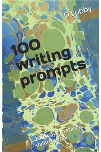 100 writing prompts