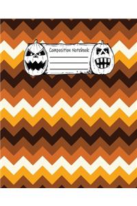 Abstract Halloween Pattern Volume 11 Wide Ruled Journal