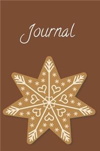 Gingerbread Star Journal