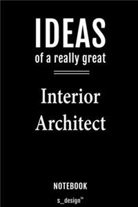 Notebook for Interior Architects / Interior Architect