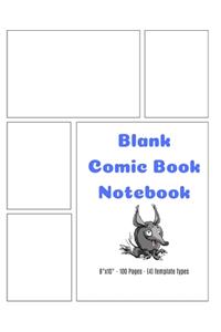 Blank Comic Book Notebook