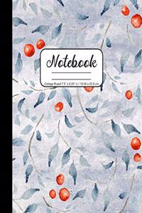 Notebook College Ruled 7.5