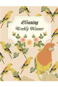Cleaning Weekly Planner: Household Planner, Daily Routine Planner, Cleaning and Organizing Your House 120 Pages Large Size 8.5