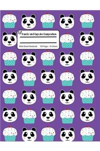 Panda And Cupcake Composition