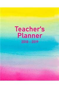 Teacher's Planner 2018 - 2019