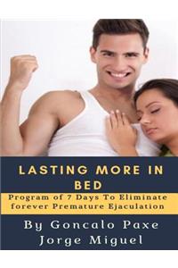 Lasting More in Bed