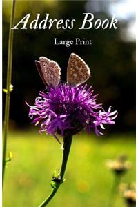 Address Book Large Print