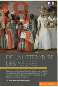 De la Littérature des Nègres