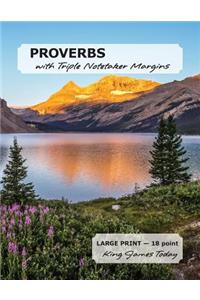 PROVERBS with Triple Notetaker Margins