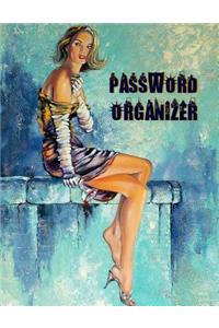 Password Organizer: Large Size Internet Password Keeper 8 1/2 X 11, Large Print Book