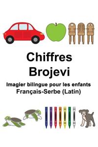 Français-Serbe (Latin) Chiffres/Brojevi Imagier bilingue pour les enfants