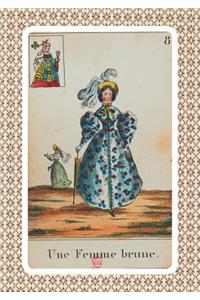 Carnet Blanc, Cartomancie, Femme Brune, 18e Siècle