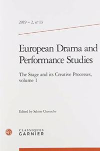 European Drama and Performance Studies